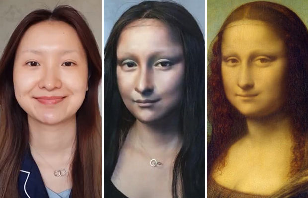 Китаянка превращает себя в героинь картин Леонардо да Винчи