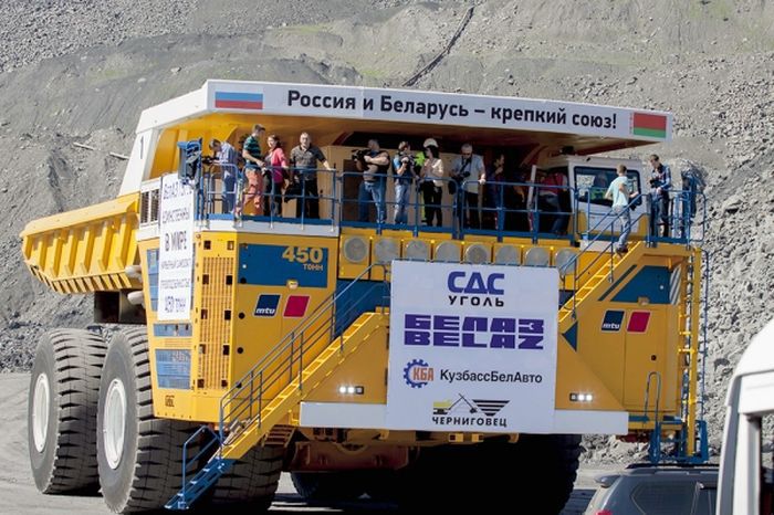 In Siberia, experienced the biggest dump in the world 75710, auto, BelAZ, testing