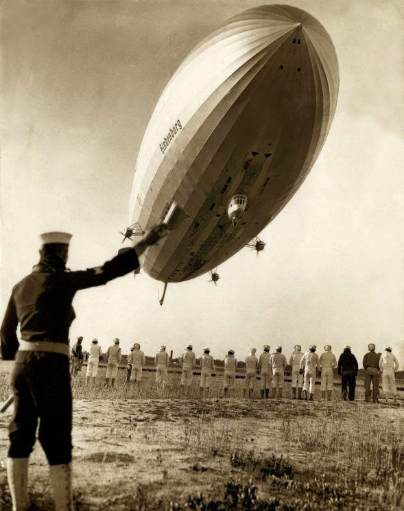 Редкие фото из архивов . Старые фотографии   дирижаблей  и воздушных шаров,  1910-е-1930-е годы