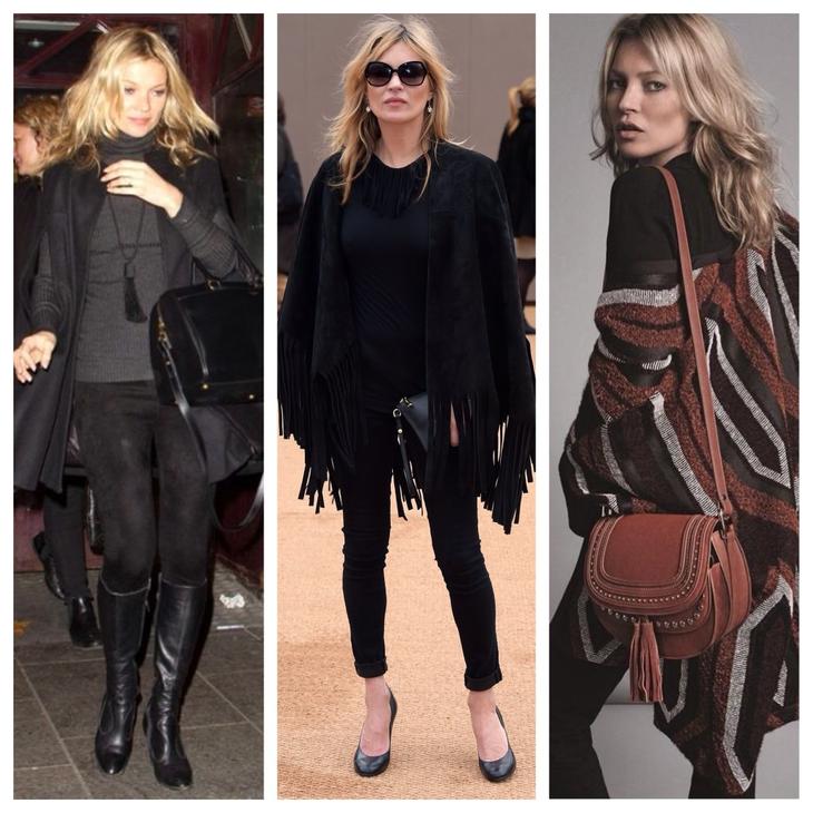 Kate Moss пончо