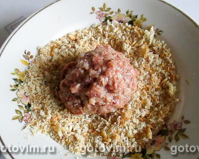 Фотографии рецепта Биточки из куриного фарша с гречкой и сыром в мультиварке, 03 Биточки из куриного фарша с гречкой и сыром в мультиварке