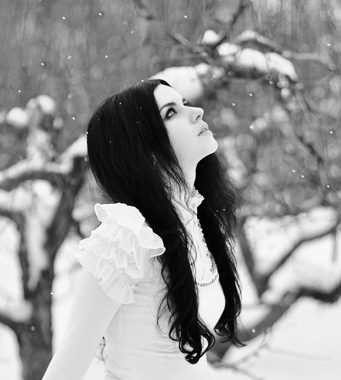 Фотографии красивых девушек в снегу