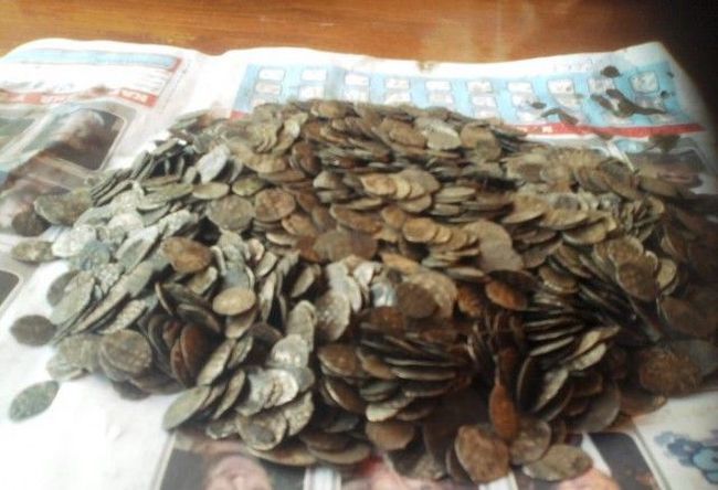 клад, монеты, находка