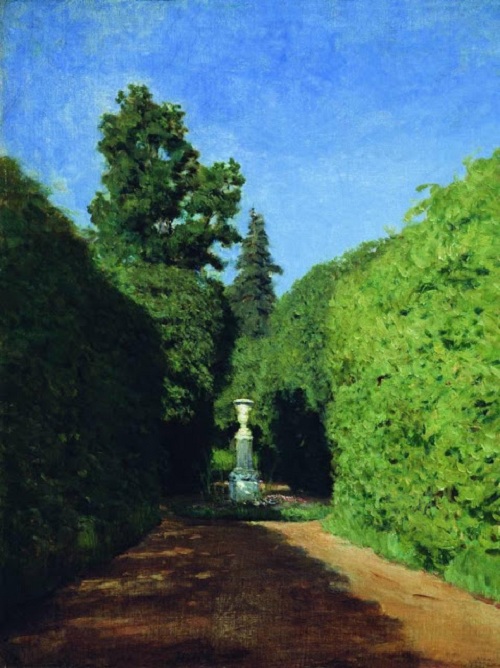Аллея. Останкино. (1880-е). Автор: Исаак Левитан. Аллея. Останкино. (1880-е). Автор: Исаак Левитан.