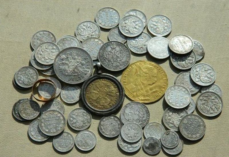 клад, монеты, находка