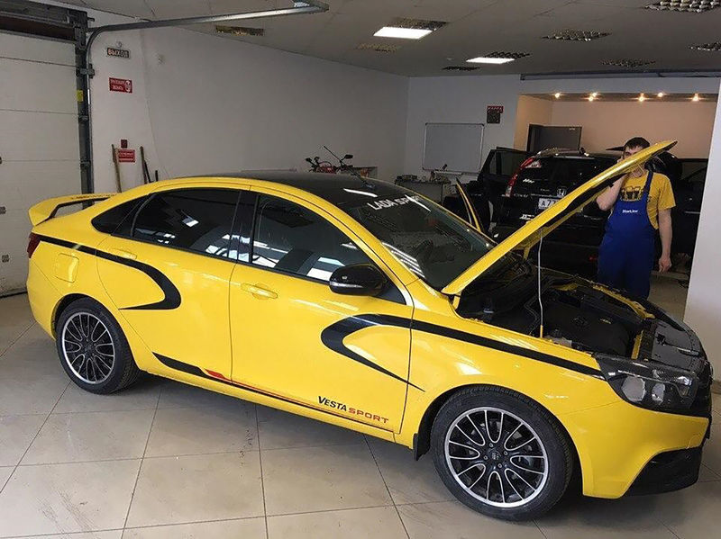Lada Vesta Sport Спортивная версия Лады Весты получит два двигателя