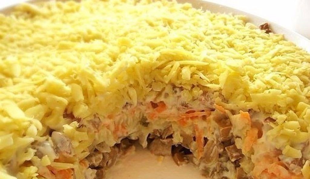 Салат белая ночь рецепт Салат белая ночь рецепт