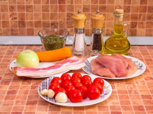 Суп с машем и беконом