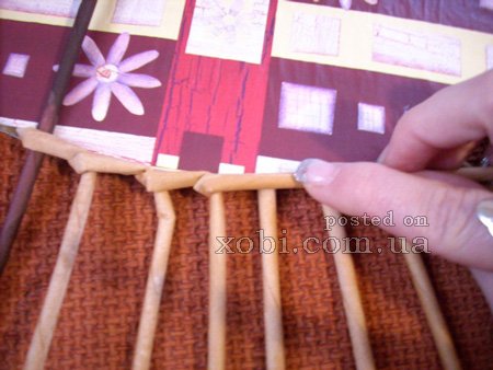 мк по плетению крышки для корзинки с картонным дном