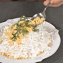 Салат Мимоза. Шаг №3. Шаг 3