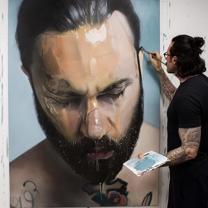 Реалистичные портреты людей Mike Dargas Реалистичные портреты людей Mike Dargas