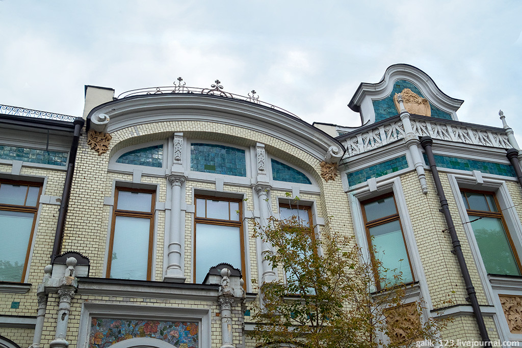 Причудливый декор московских домов в стиле модерн, ч.2