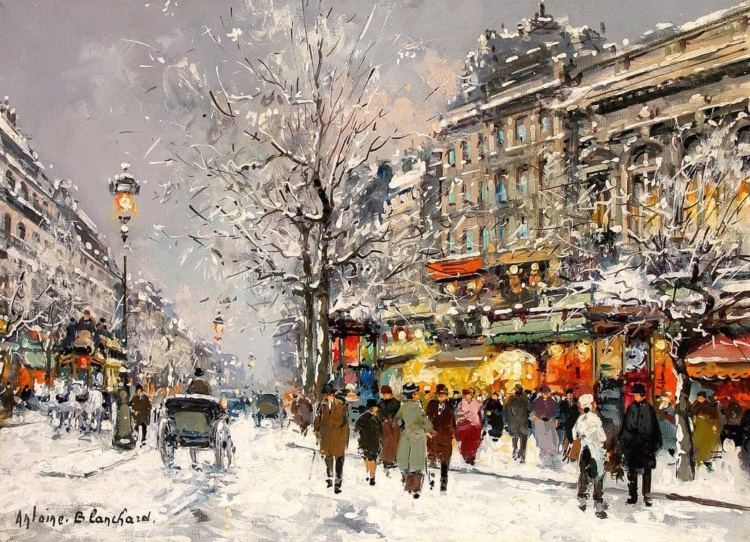 художник Антуан Бланшар (Antoine Blanchard) картины – 03