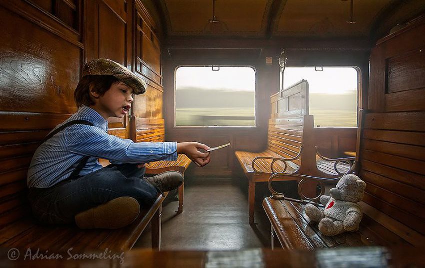 папа, сын, детство