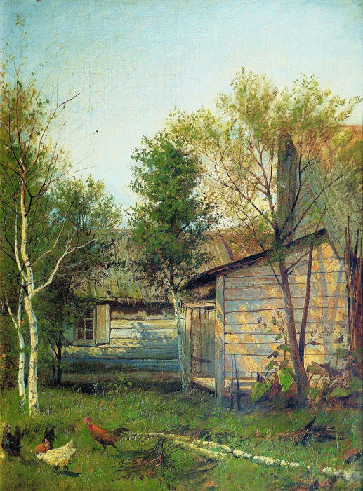 Солнечный день. Весна. (1876-1877). Автор: Исаак Левитан. Солнечный день. Весна. (1876-1877). Автор: Исаак Левитан.
