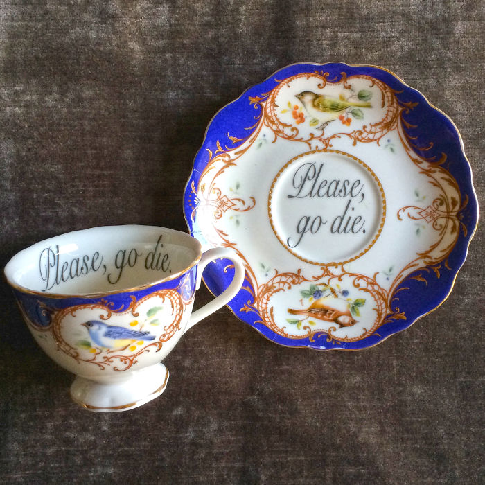 Insult-Teacups-Saucers-Melissa-Johnson