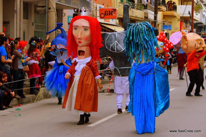 карнавал, фото, греция, крит