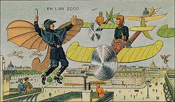 Будущее на открытках 1900 года