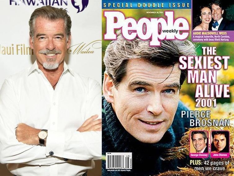 2001: Пирс Броснан people, актер, журнал, кино, красота, мужчины