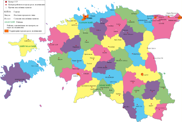 Прибалтика в границах 1952-1953 года. Фото: Википедия.