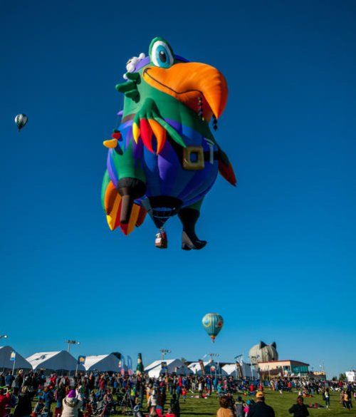 Яркие краски фестиваля воздушных шаров в Альбукерке (20 фото)