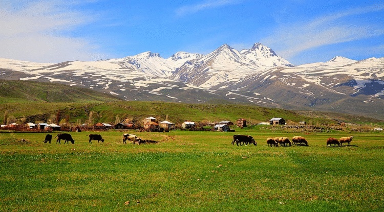 Горный массив Арагац