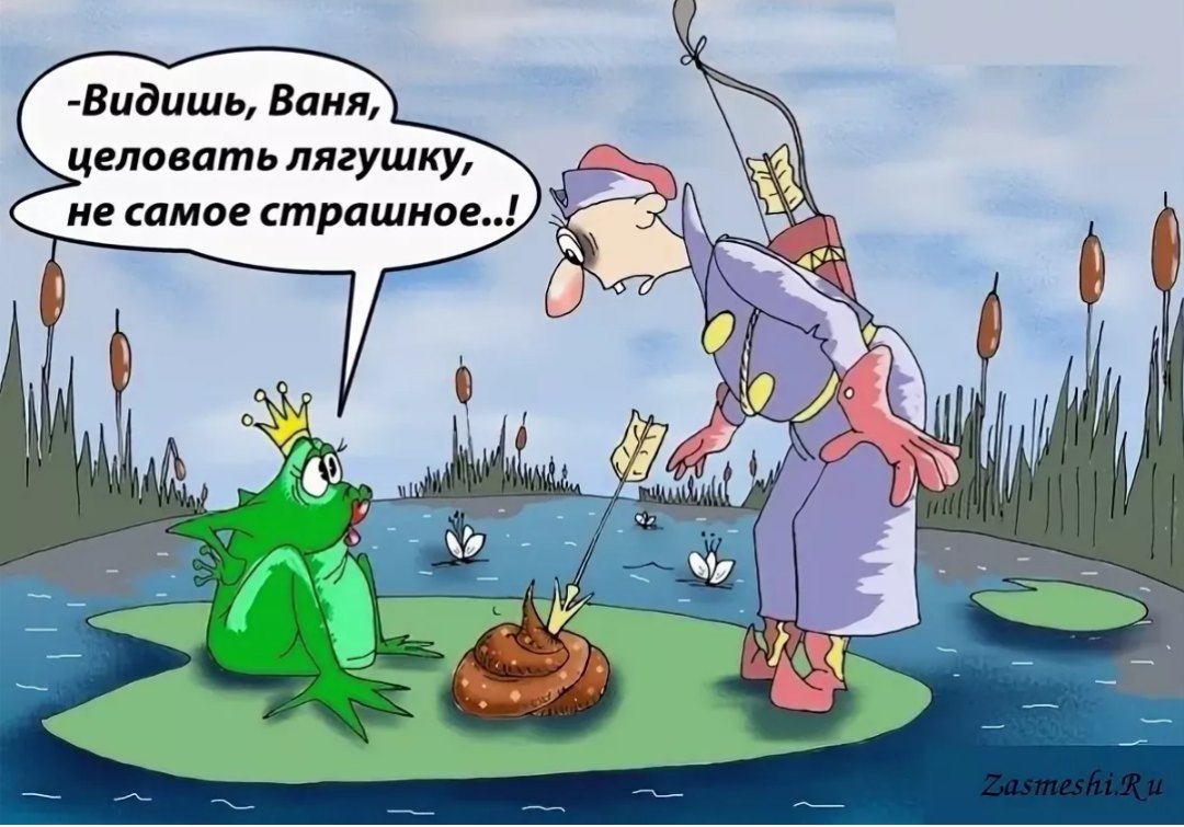 Царевна лягушка карикатура