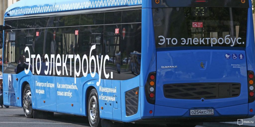 Электробусы начали курсировать в районе Серебряного бора