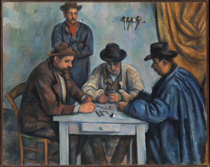 Игроки в карты, 1890–1892 гг., Метрополитен-музей, Нью-Йорк. \ Фото: wikipedia.org. Почему публика потешась над известными сегодня импрессионистами