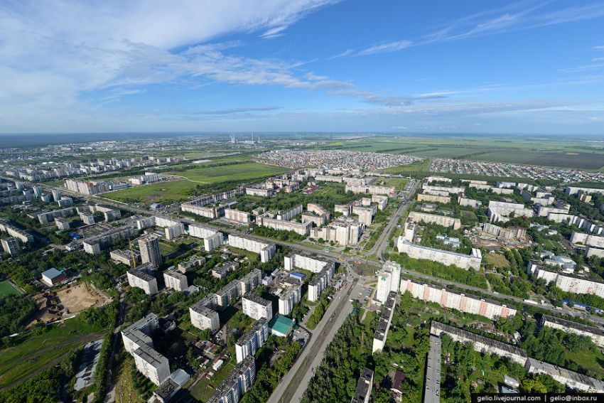 Барнаул, высота, вертолет, достопримечательности