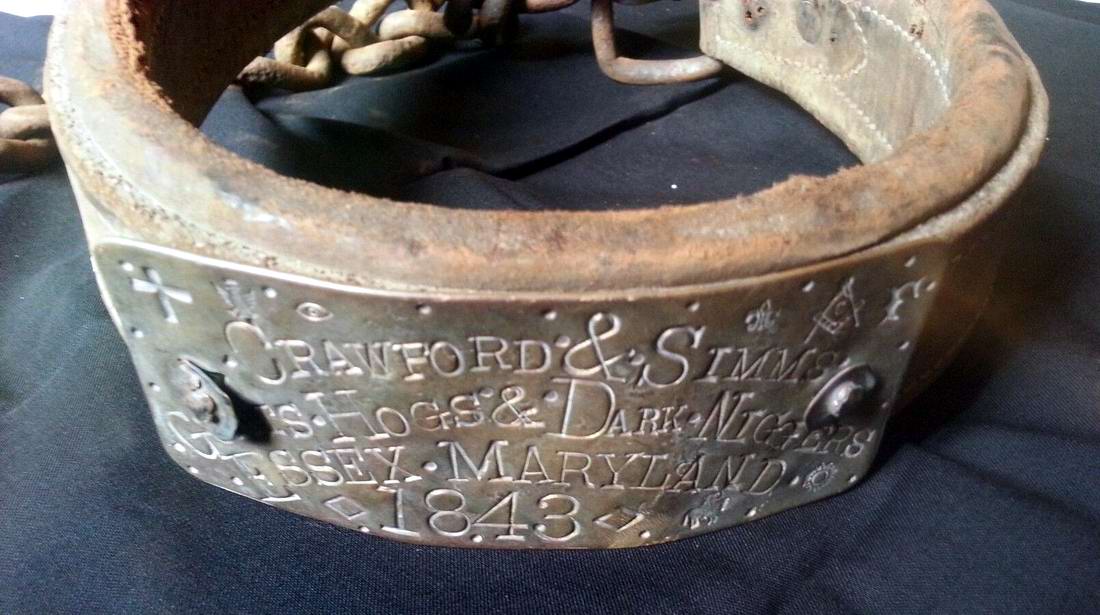 Ошейник североамериканского раба, изготовленный в 1843 году (2)