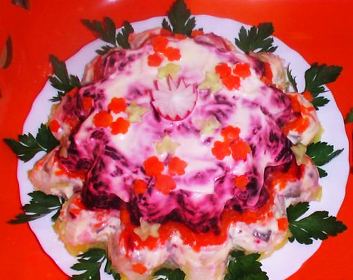 К-Урок 10. Украшение салатов, винегретов и закусок (продолжение)