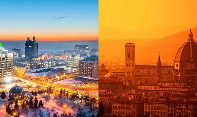 Интересные факты о Времени, Новосибирск и Дели, Фотографии города