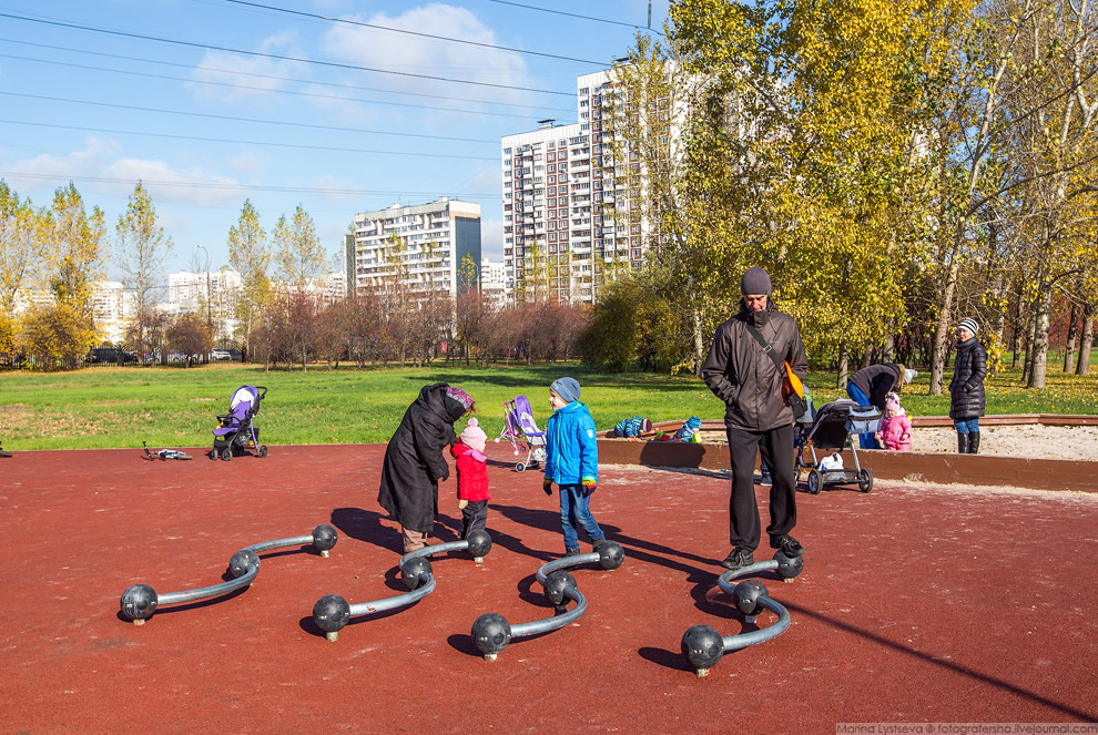 Прогулка по обновленному парку 850-летия Москвы