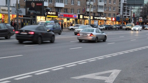 На Северянинском мосту готова выделенная полоса
