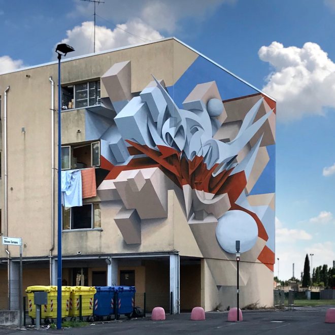 6 потрясающих фото 3D граффити на домах