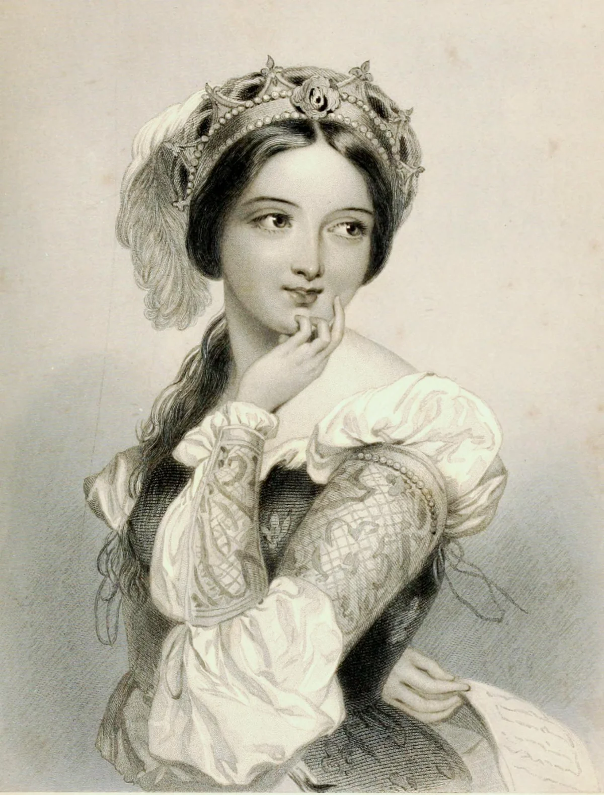 Шекспировские героини в гравюрах из альбома 1849г.