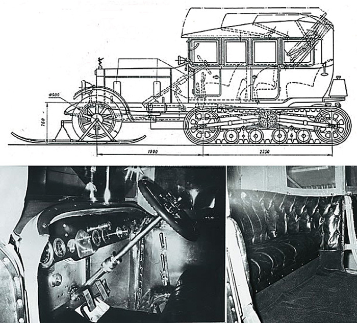 В Советской России топливо было ужасным, и в ноябре 1921-го Rolls-Royce 1920 года выпуска, оборудованный движителями Кегресса, вернулся обратно на завод для прочистки закоксованного двигателя