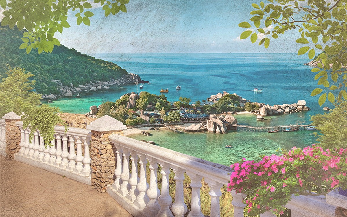 фреска с морем