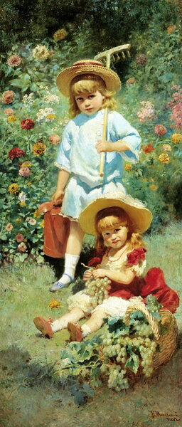 Портрет детей художника. Константин Егорович Маковский, 1882