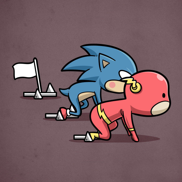 Sporty Flash & Sonic - Athletics