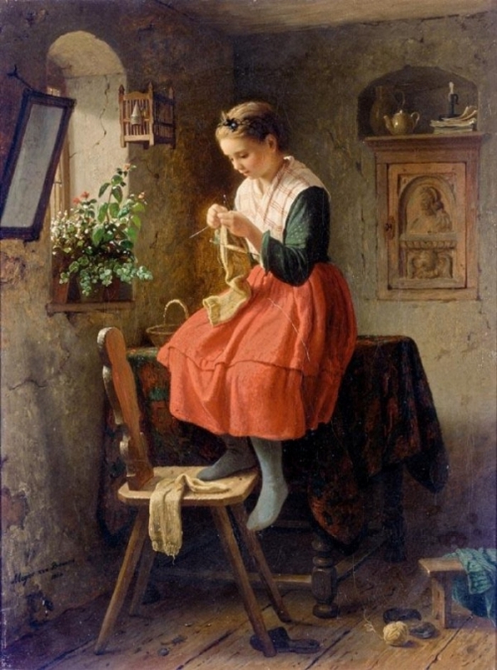 Художник Johann Georg Meyer von Bremen (1813-1886)