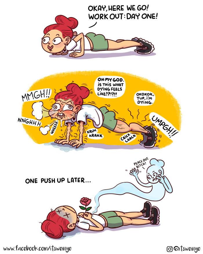 Hilariously Relatable Comics By Malaysian Redhead Artist, 