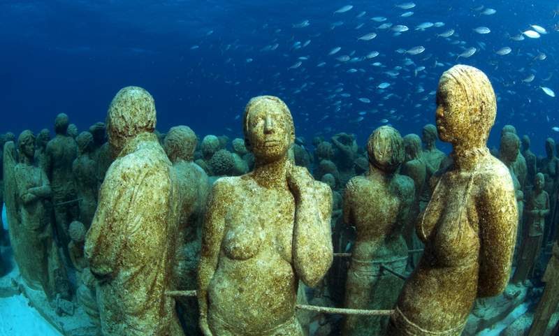 Музей подводных скульптур в Канкуне