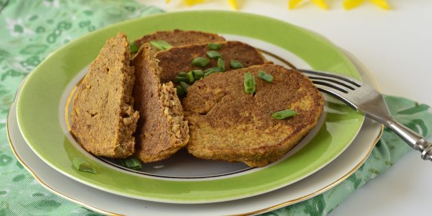 Печёночные котлеты с овсянкой Печёночные котлеты с овсянкой