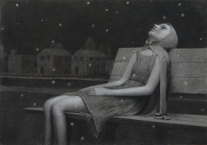 Меланхоличные иллюстрации Aron Wiesenfeld Меланхоличные иллюстрации Aron Wiesenfeld