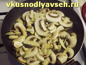 обжарить шампиньоны шампиньоны обжарить