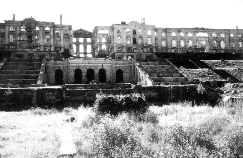 7 фото разрушенного после войны Петергофа