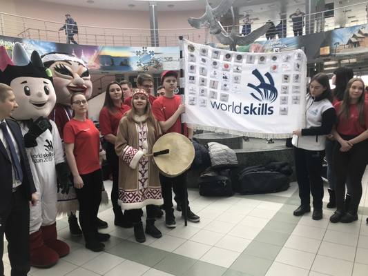 Флаг WorldSkills Kazan пересечет Северный полярный круг