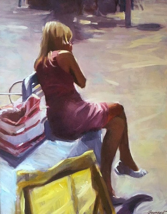 Художник David Farrant. Игра света и тумана